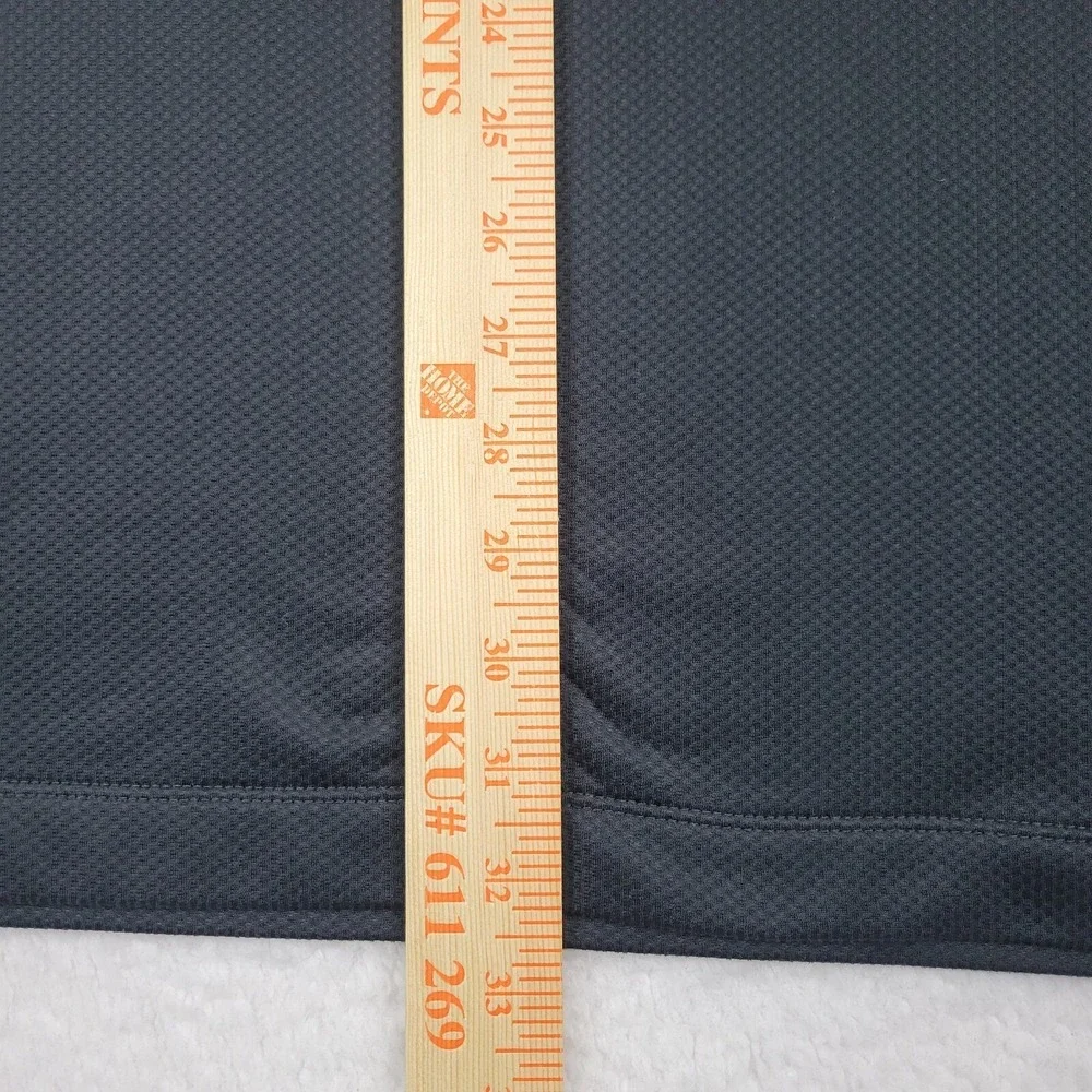 Nike Golf Sphere Dry Pebble Beach Polo Mens XXL Black Long‎ Sleeve READ